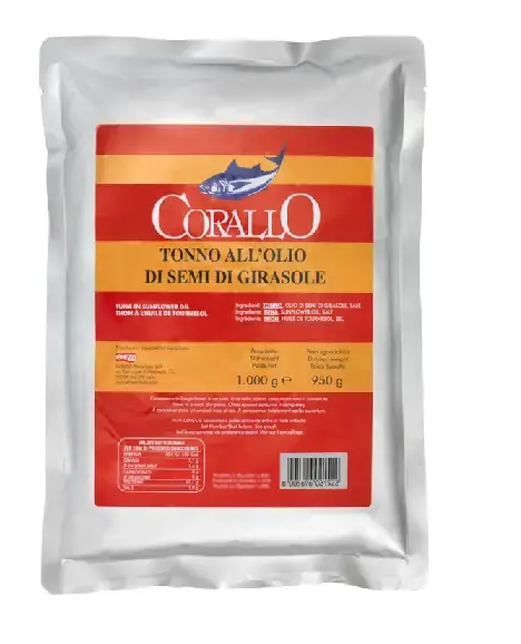 TONNO BUSTA 1 KG OLIO GIRASOLE