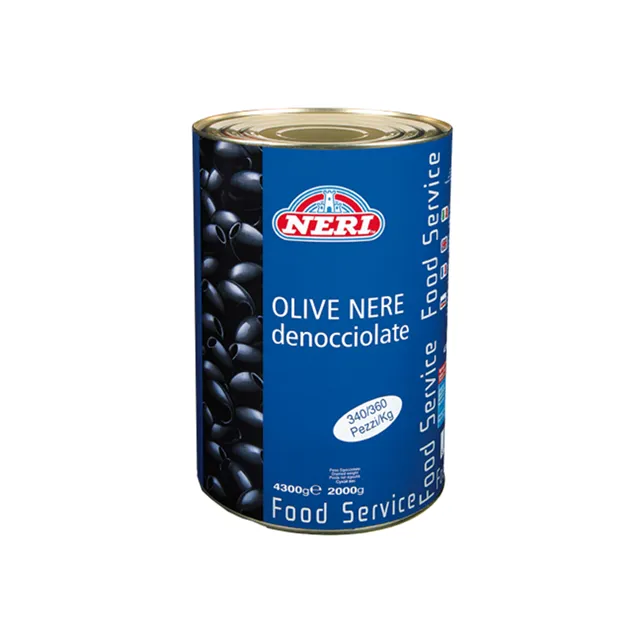 OLIVE NERE DENOCCIOLATE 4500 GR LATTA 2 KG SGOCC