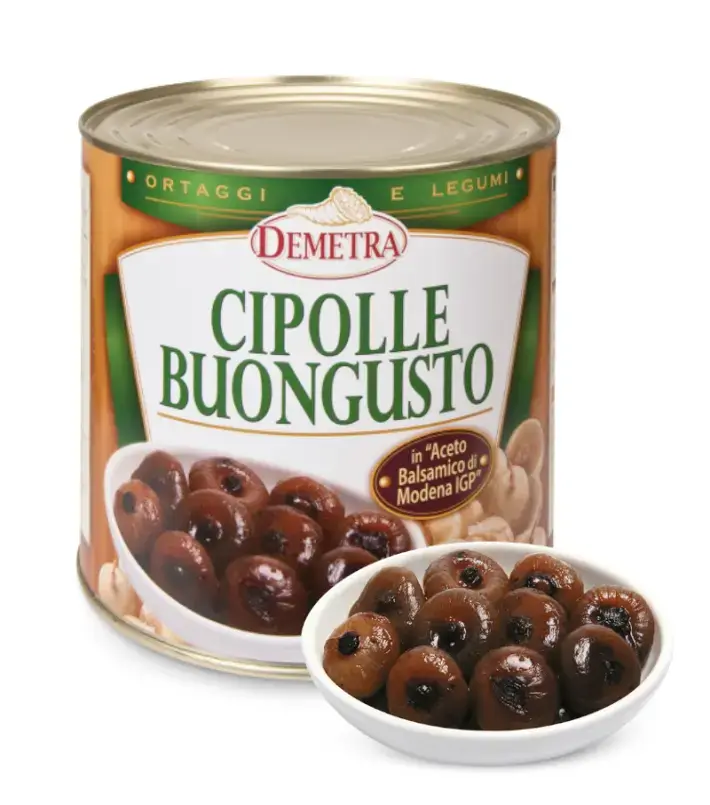 CIPOLLE BUONGUSTO IN ACETO BALSAMICO DEMETRA IN LATTA KG 2.7