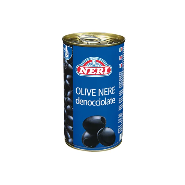 OLIVE NERE 370 GR LATTA NERI