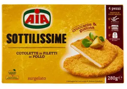 CESSATO COTOLETTE DI POLLO SOTTILI  SURG 30686 AL KG.