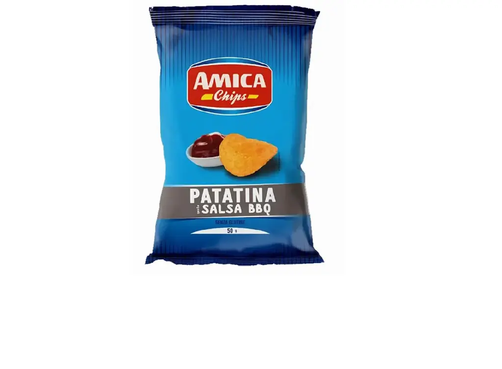 PATATINA SALSA BBQ GR 50 X 21 PZ AMICA CHIPS