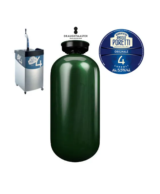 FUSTO PILSNER BIRRA BAP 4 LUPPOLI CHIARA ORIGINALE MODULAR LT. 20