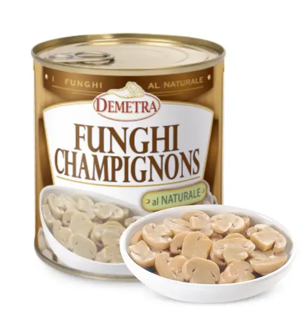 FUNGHI CHAMPIGNON TAGLIATI AL NATURALE DEMETRA 2,550/1.200