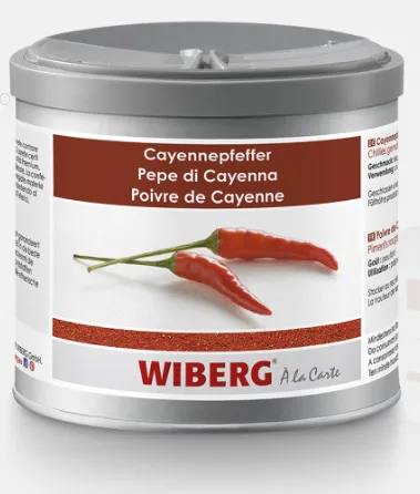 PEPE DI CAYENNE MACINATO 260 ML WIBERG