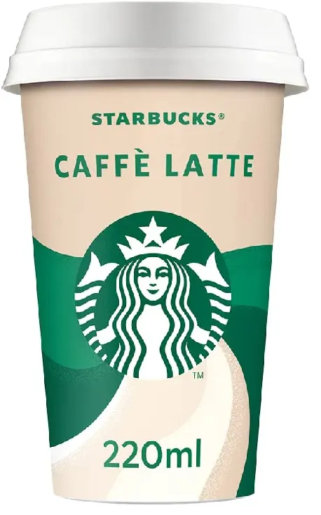 STARBUCKS CAFFE' LATTE 10 X 220 ML FREEZ