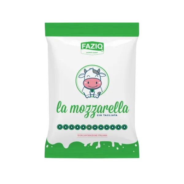 MOZZARELLA JULIENNE KG 2 IN BUSTA VERDE FAZIO