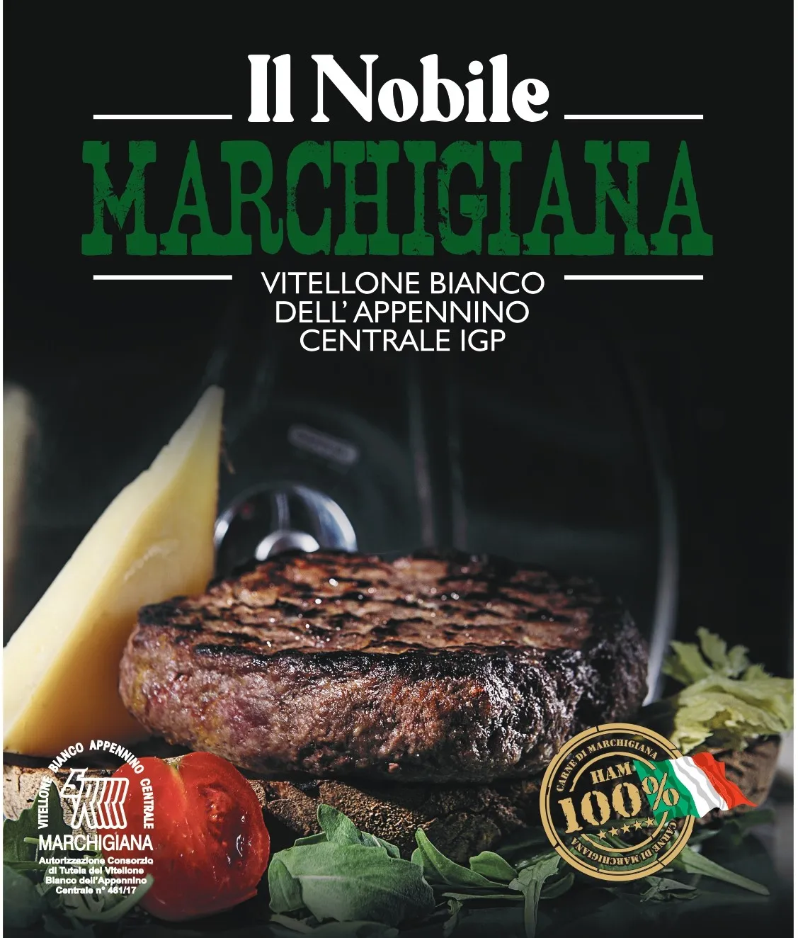 HAMBURGER DI MARCHIGIANA IGP IL NOBILE 200 GR X 12 PZ A CT