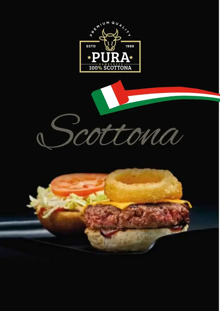 HAMBURGER DI SCOTTONA ITALIANA "ET. ROSSA" 200 GR X 12 PZ A CT