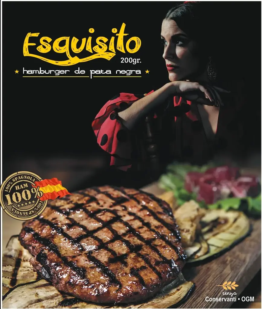 HAMBURGER DI PATANEGRA 200 GR X 12 PZ A CT
