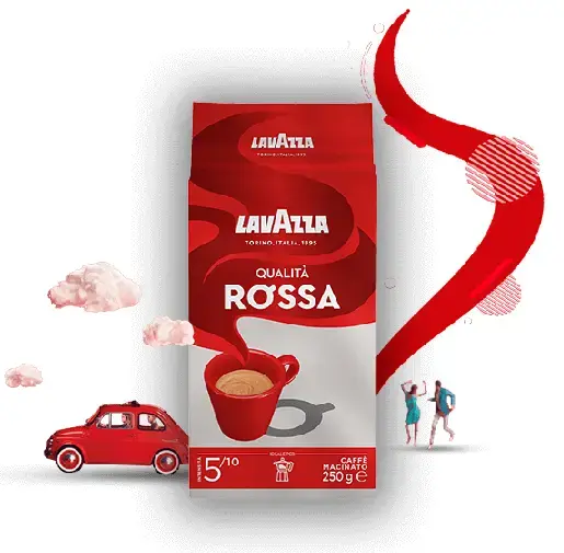 CAFFE' LAVAZZA QUALITA' ROSSA GR 250