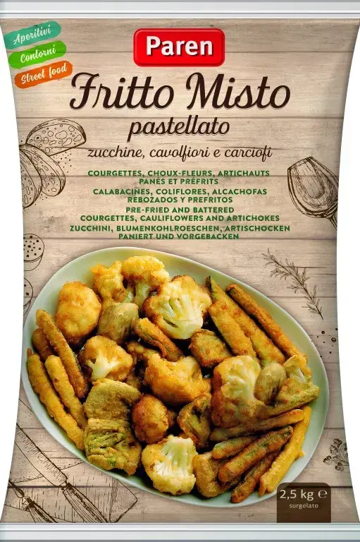 VERDURE PASTELLATE PAREN CONGELATE 2,5