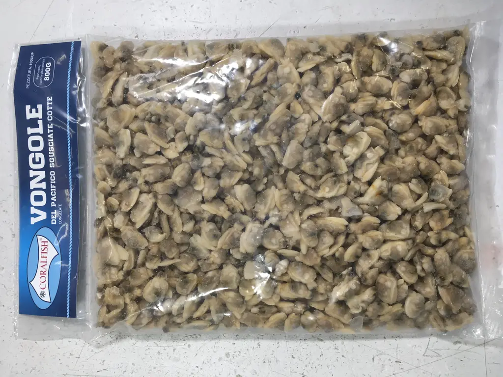 VONGOLE SGUSCIATE IQF KG 1 SG. 800