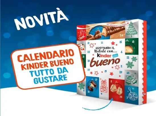 E818 - CALENDARIO AVVENTO KINDER BUENO G181