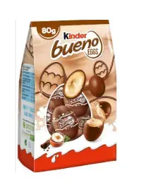 E106- PASQUA KINDER BUENO EGGS 80 G X 21 PZ