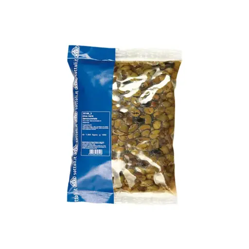 [6710] OLIVE LECCINO1250 GR VASCH. NERI  S/LIQ
