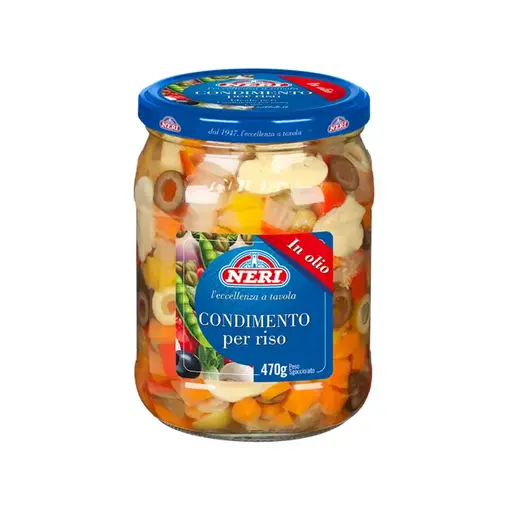 [6726] CONDIRISO S/OLIO 285 GR V/V NERI x2