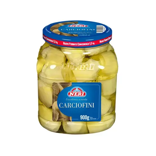 [6737] CARCIOFINI  1500 GR NERI V/V OLIO GIRASOLE