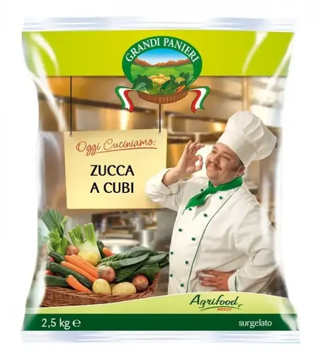 [AGRIFOOD004] CZUCCA2 - ZUCCA CUBI SURGELATI GP KG. 2,5