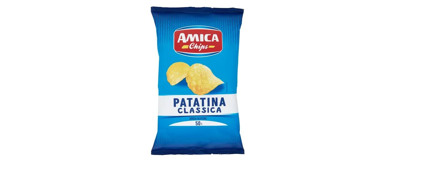 [AMCHIPS044] PATATINA CLASSICA GR 50 X 21 PZ AMICA CHIPS