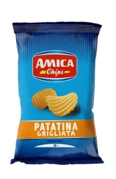 [AMCHIPS048] PATATINA GRIGLIATA GR 50 X 24 PZ AMICA CHIPS