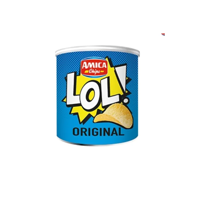 [AMCHIPS050.] PATATINA CLASSICA TUBO LOL GR 45 X 9 PZ AMICA CHIPS