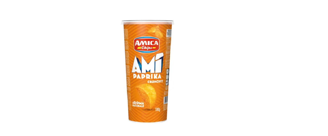 [AMCHIPS056] AMI' PAPRIKA 100 GR X 16 PZ AMICA CHIPS