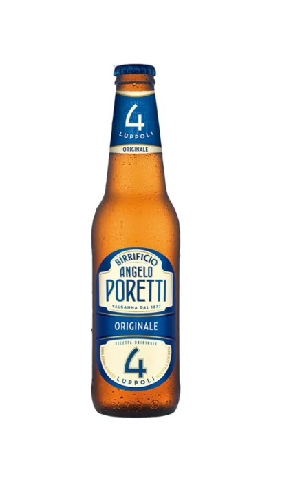 [CARLSBERG14] BIRRA ANGELO PORETTI 4 LUPPOLI ORIGINALE CL. 33 X 24