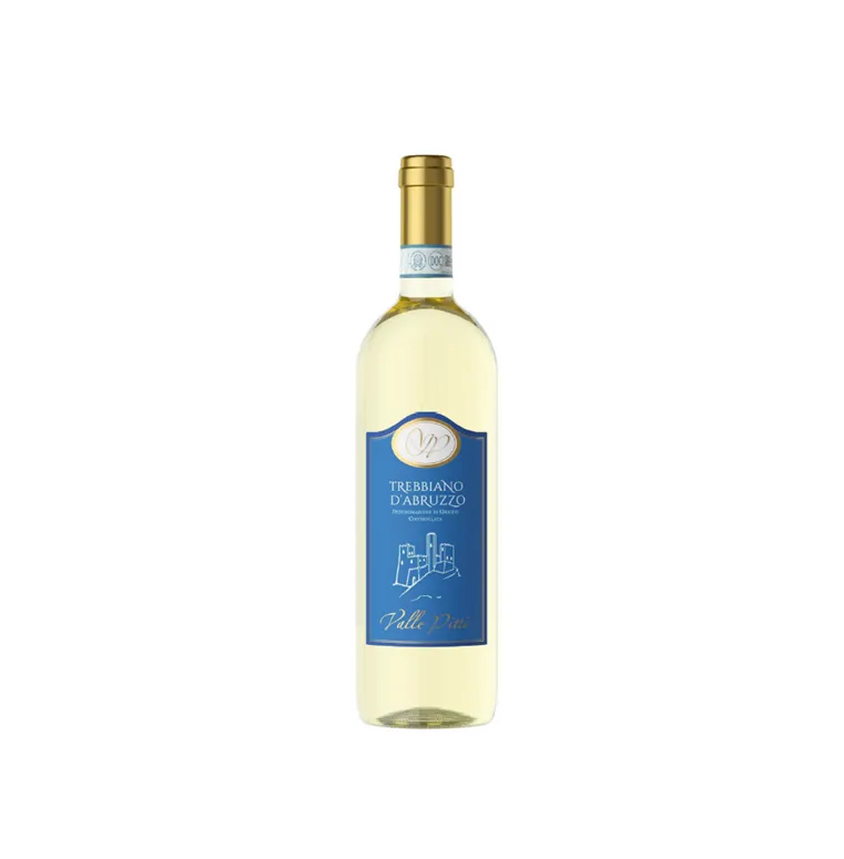 [CARTAVINI011] VINO BIANCO TREBBIANO D'ABRUZZO DOC VALLE PITTI CL. 75