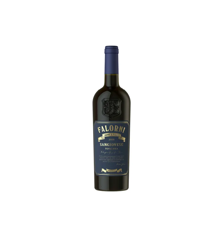 [CARTAVINI012] VINO ROSSO IGT TOSCANA SANGIOVESE FAMIGLIA FALORNI CL. 75