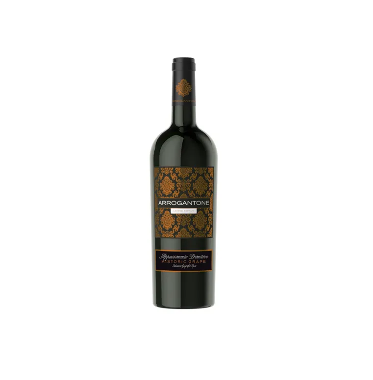 [CARTAVINI016] VINO ROSSO IGT PUGLIA PRIMITIVO 15.5% ARROGANTONE  CL. 75