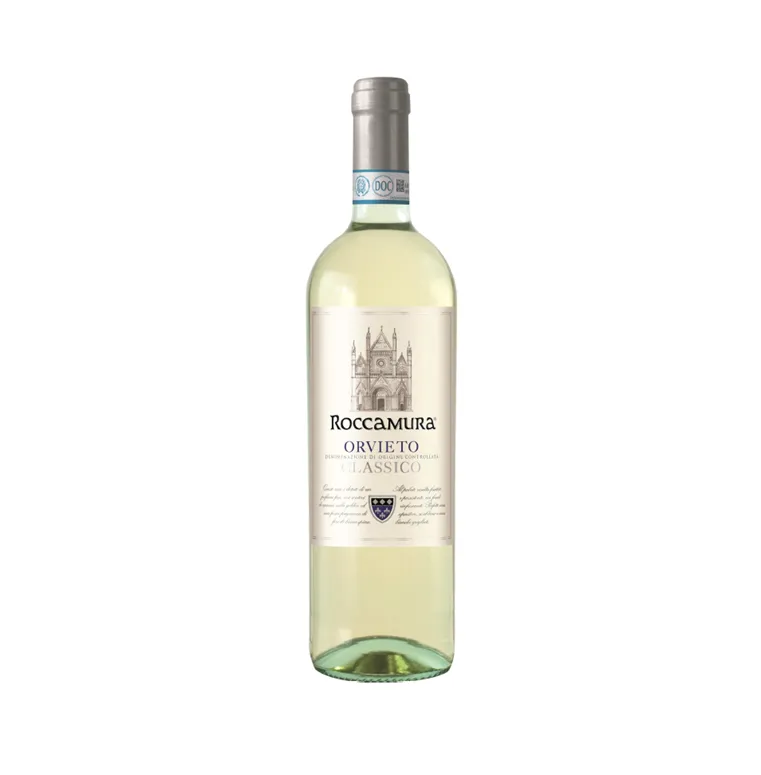 [CARTAVINI045] VINO BIANCO ORVIETO CLASSICO DOC ROCCAMURA CL. 75