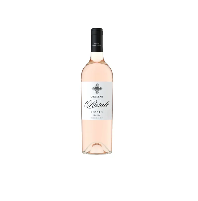[CARTAVINI051] VINO ROSATO D'ITALIA 12% GEMINI ROCCAMENA CL. 75
