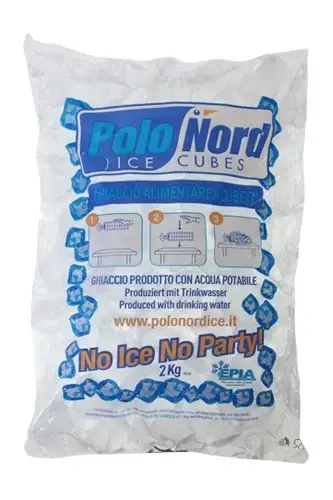 [CDAS072] 04550 - GHIACCIO A CUBETTO SACCHETTO DA 2 KG