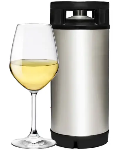 [DALF06] FUSTO VINO FRIZZ. BIANCO LT.20  DAL FIUME "PIGNOLETTO"