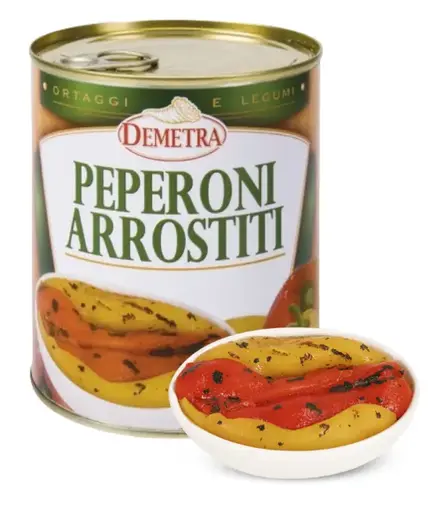 [DEMETRA140] PEPERONI GRIGLIATI ARROSTITI DEMETRA  GR 800