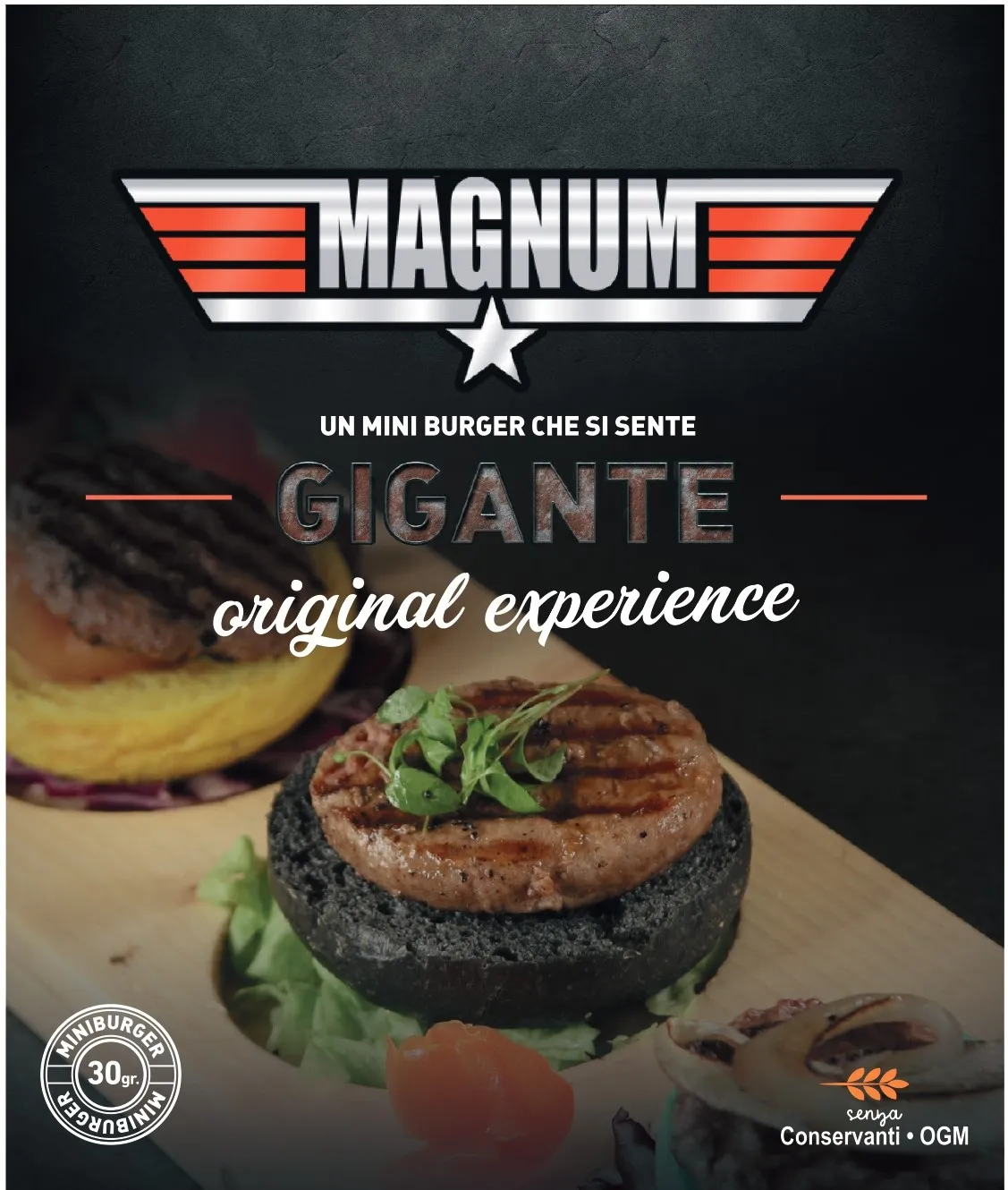 [HAM001] HAMBURGER MEDAGLIETTA MAGNUM GR 30 X 50 A CT