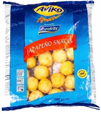[PM2011] CRISPY SNACKS AL "JALAPENO" AVIKO 3 X 1