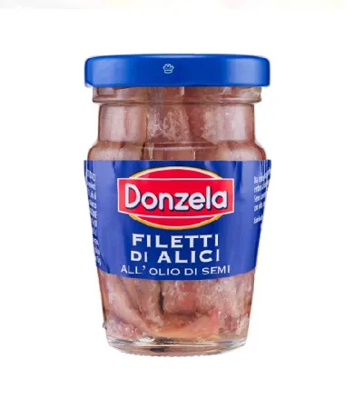 [QFOOD209] ALICI DONZELA GR. 80 VASO VETRO