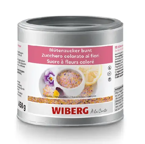 [WIBERG87] ZUCCHERO COLORATO AI FIORI WIBERG 470 ML