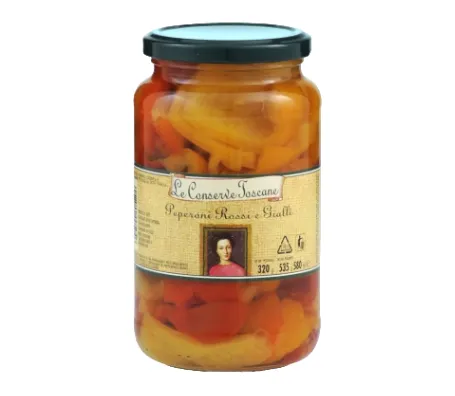 [X000137] PEPERONI FILETTI ROS.GIALLI LOMBARDI ML 3100