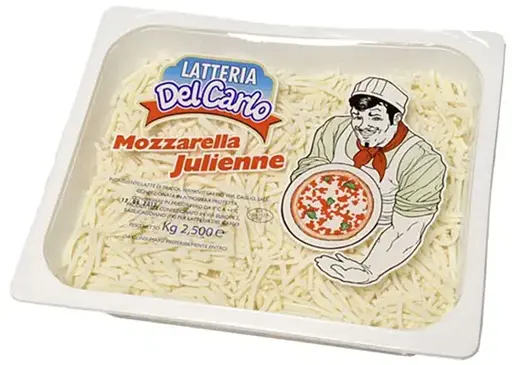 [X000358] MOZZARELLA DEL CARLO JULIENNE  DA 2,5 KG  AL KG