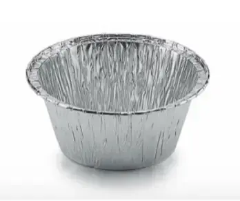 [X000463] CONTENITORE TONDO ALLUMINIO T21 X 100 PZ