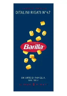 [X000604] PASTINA BARILLA DITALINI RIGATI GR 500