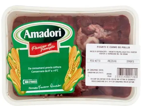 [X001879] FEGATINI CONGELATI (VARI X 1 KG.) AMADORI