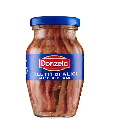 [X004146] ALICI FILETTI DONZELA OLIO GIRAS. 160