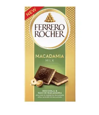 [FERRERONEW03] E813 - ROCHER TAVOLETTA MACADAMIA G 90 X 8