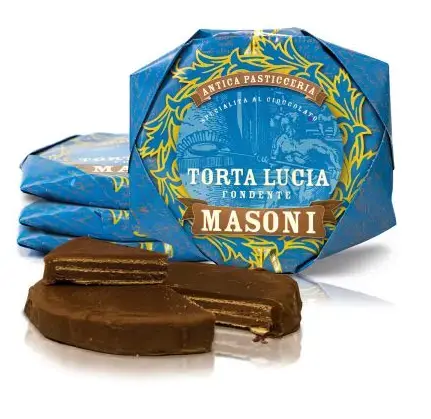 [MASONI9] TORTA LUCIA CIOCC.FONDENTE 400 G