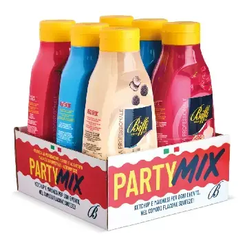 [BIFFI030] VASSOIO FLACONI MISTI PARTY MIX 6X820 G