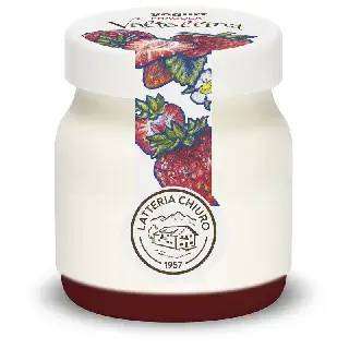 [CHIUR35208] YOGURT CHIURO VALTELLINA FRAGOLA 150 G